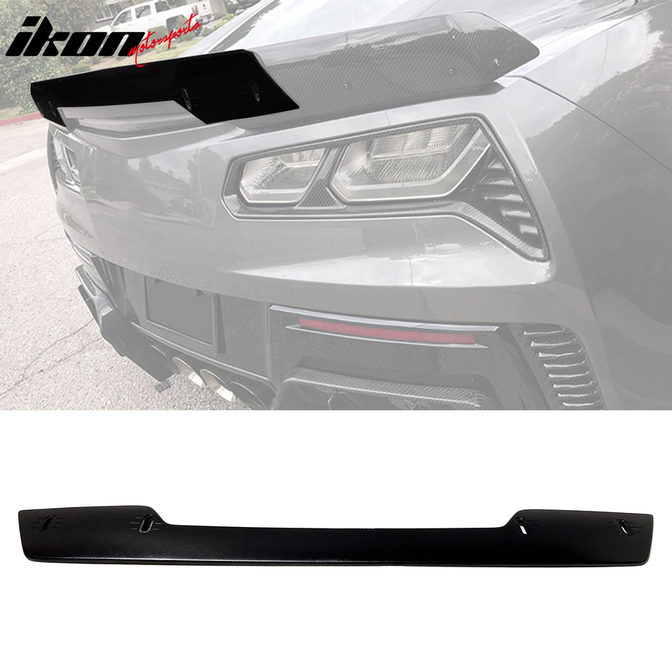 Universal 40" Black Rear Spoiler Wickerbill Gurney Flap Wicker Bill PU