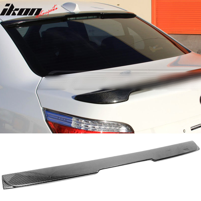 Fits 04-10 E60 5-Series Sedan M5 528i CF (CF) Roof Spoiler