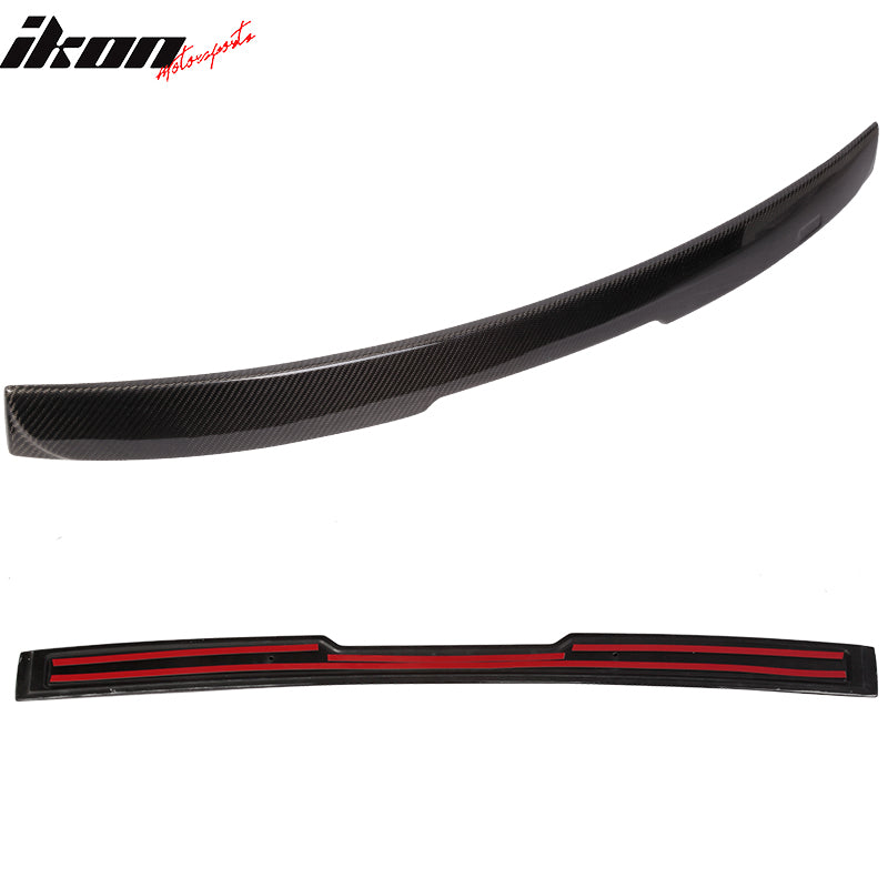 Fits 04-10 BMW E60 5-Series Sedan AMG Style Carbon Fiber CF Rear Roof Spoiler