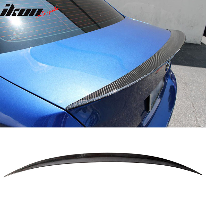 2007-2011 BMW E82 1-Series Coupe P Style Trunk Spoiler Carbon Fiber