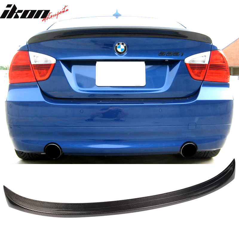 2006-2011 BMW E90 3-Series M-Tech Style Trunk Spoiler Carbon Fiber