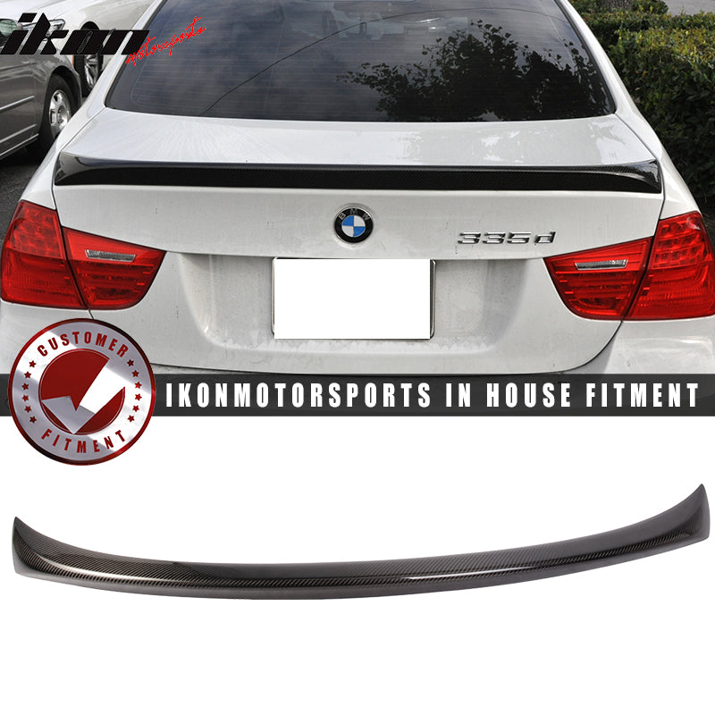 2006-2011 BMW 3-Series E90 OE Style Carbon Fiber Trunk Spoiler CF