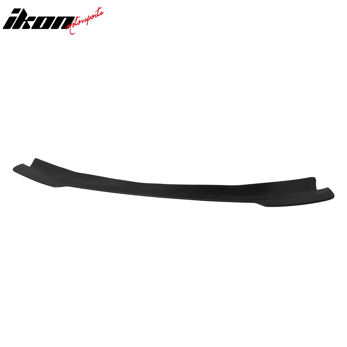 IKON MOTORSPORTS, Gurney Flap Compatible With 1999-2004 Ford Mustang, Black Rear Trunk Spoiler Gurney Flap Wicker Bill With Hardware Kit Bodykits