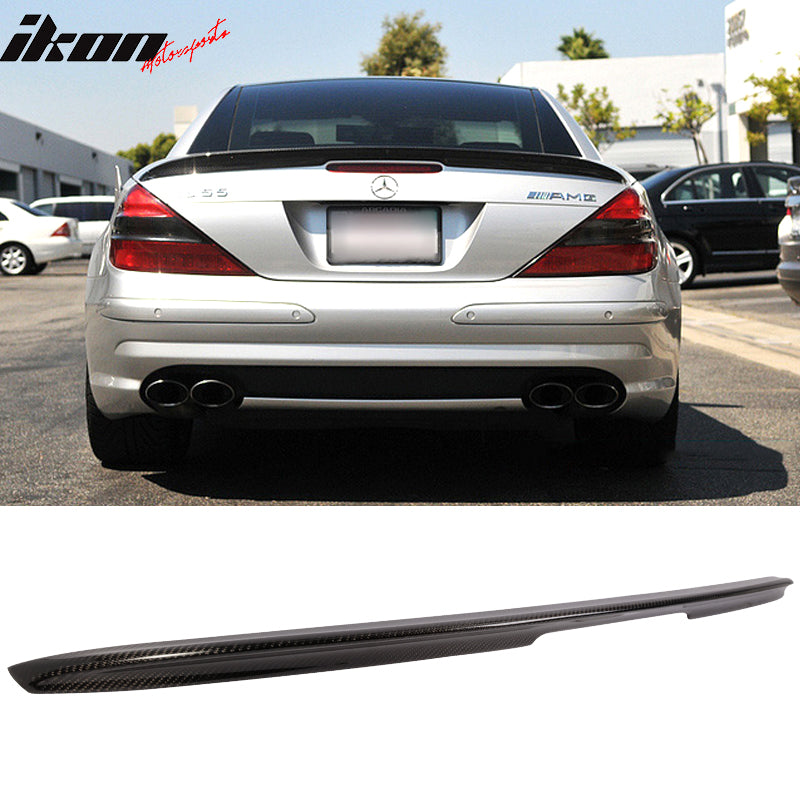 2003-2011 Benz SL-Class R230 Convertible Trunk Spoiler Carbon Fiber