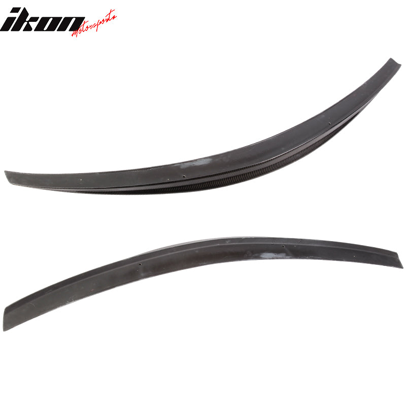 Fits 08-14 Benz C-Class W204 Sedan D Style Carbon Fiber CF Rear Trunk Spoiler