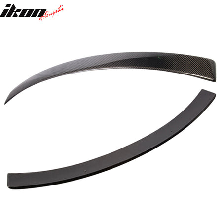 Fits 08-14 Benz C-Class W204 Sedan OE Roof+V Style Trunk Spoiler Carbon Fiber CF