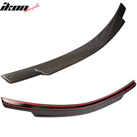 Fits 08-14 Benz C-Class W204 Sedan V Style Carbon Fiber CF Rear Trunk Spoiler