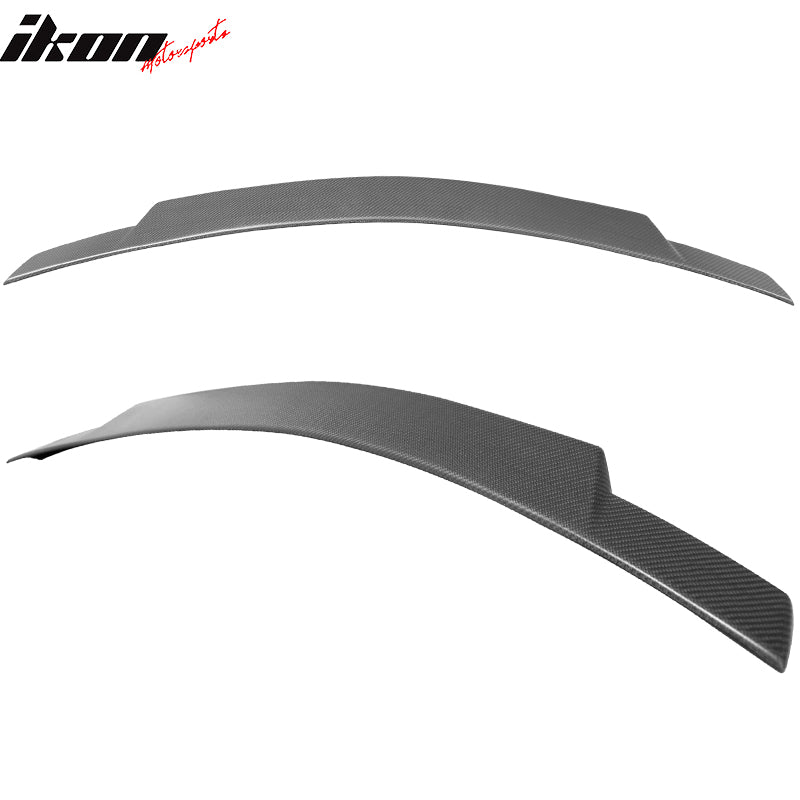 Fits 08-14 Benz W204 C Class V Trunk Spoiler Matte Carbon Fiber