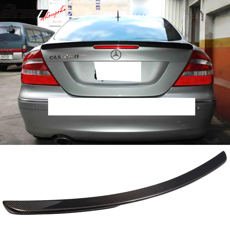 2003-2009 Mercedes C209 CLK-Class AMG Real Trunk Spoiler Carbon Fiber