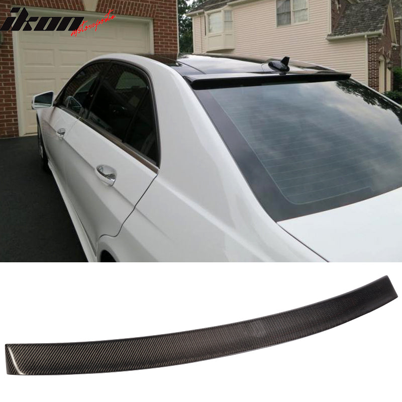 2010-2016 Benz E-Class W212 Sedan OEM Style Roof Spoiler Carbon Fiber