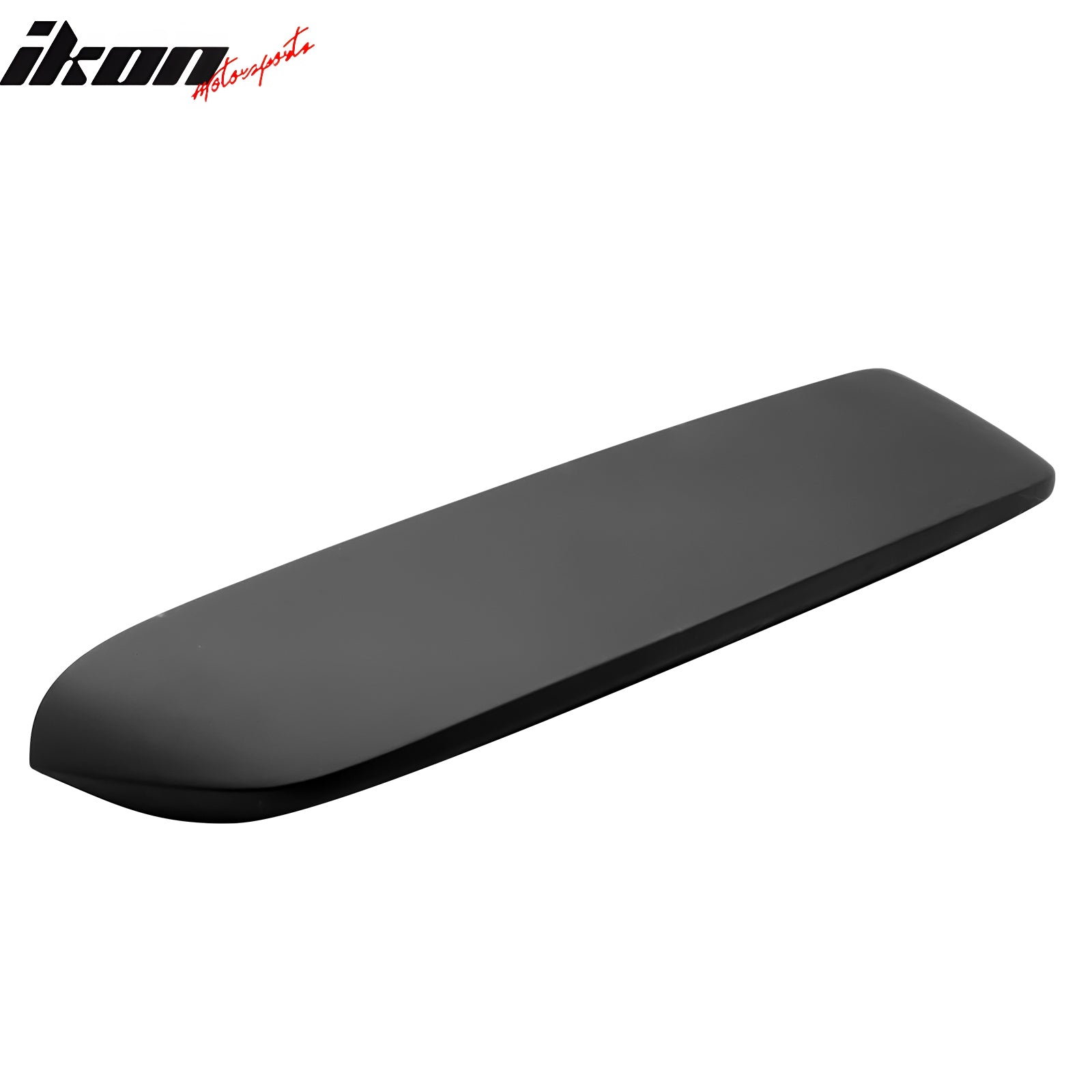 IKON MOTORSPORTS, Trunk Spoiler Compatible with 1996-2000 Honda Civic 3Dr Hatchback SPN Style Fiberglass(FRP) Black Rear Trunk Lid Spoiler Wing Lip