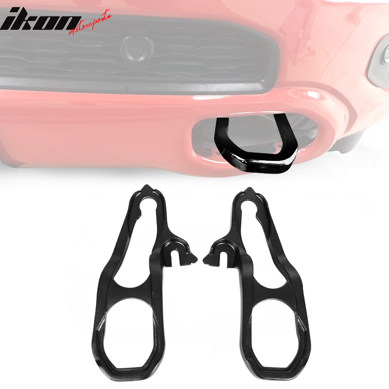 2019-2023 Dodge Ram 1500 OE Style Unpainted Front Tow Hook Pair Steel