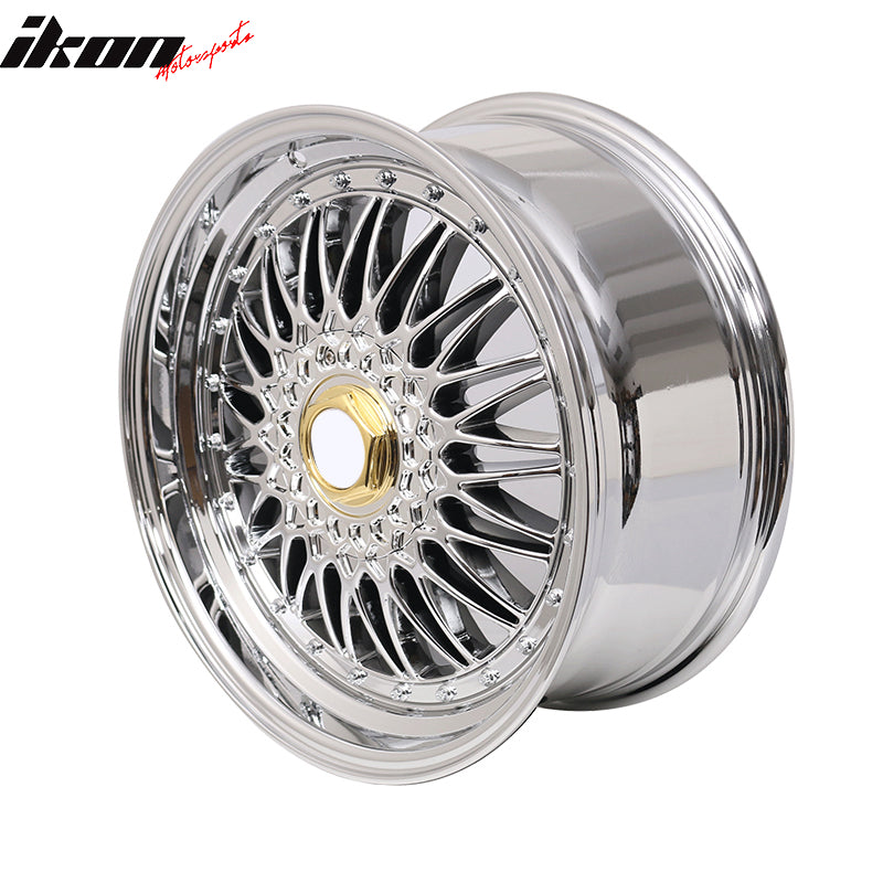 (4) 18X8.0 +35 5X114.3 / 5X120 Step Lip Deep Dish Mesh Wheels Rim(Lincoln Mazda)