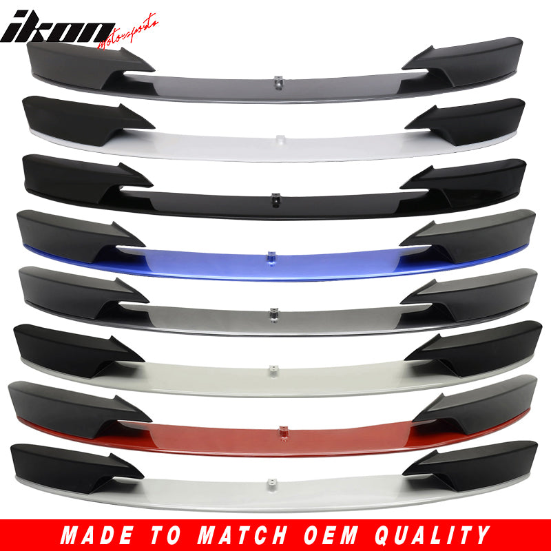 Compatible With 2012-2016 BMW F30 3 Series Performance Style Front Bumper Lip Two Tone Painted