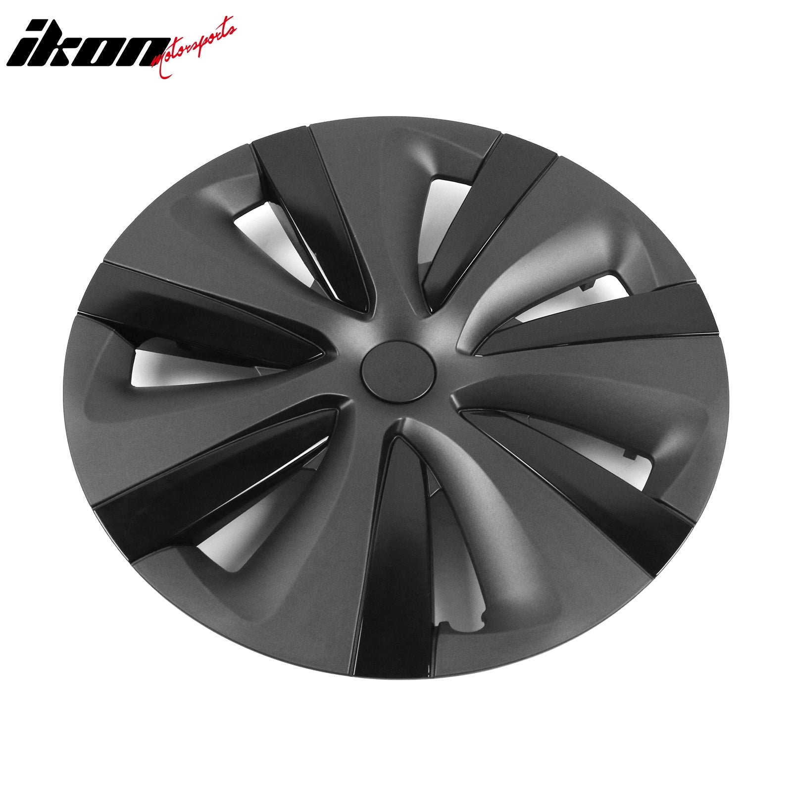 Fits 24-25 Tesla Model 3 S Style 18" Wheel Cover Hubcaps Rim Gunmetal& Gloss ABS