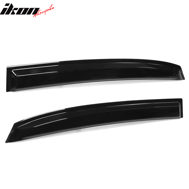 Fits 13-19 Audi A3 S3 RS3 Sedan Window Visors Acrylic Rain Guard Wind Deflector