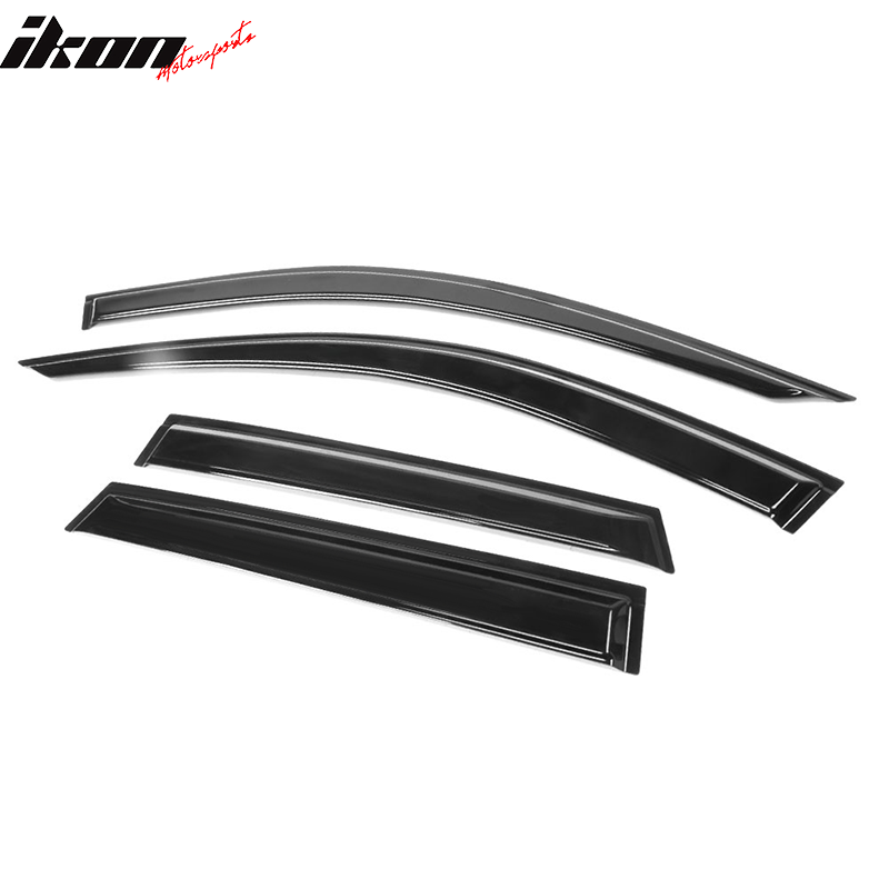 Fits 13-19 Audi A3 S3 RS3 Hatchback Acrylic Window Visors 4Pc Set