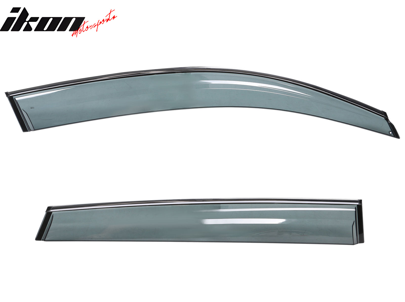 Fits 09-17 Audi Q5 8R Side Window Visors Shade With Chrome Trims 4Pcs Set - PC