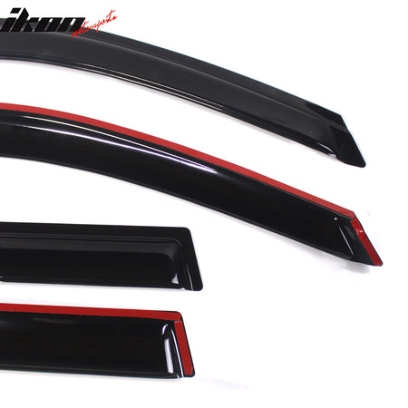 Fits 00-06 BMW E53 X5 Window Visors Acrylic Vent Sun Shade Rain Guard 4PC Set