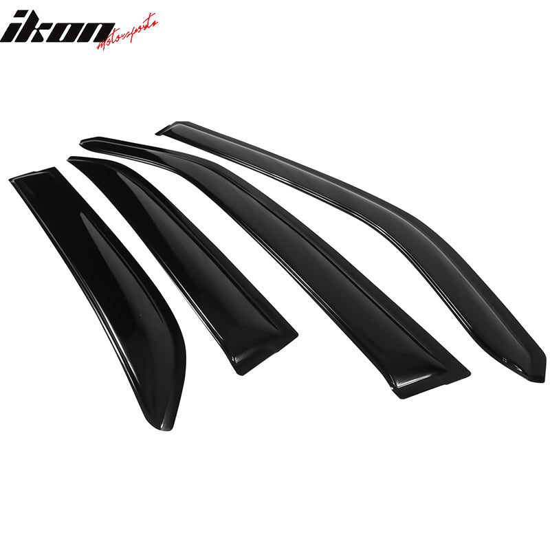 Fits 05-10 Chrysler 300 Dodge Magnum Window Visor Vent Rain Guard Sun Shade 4PCS