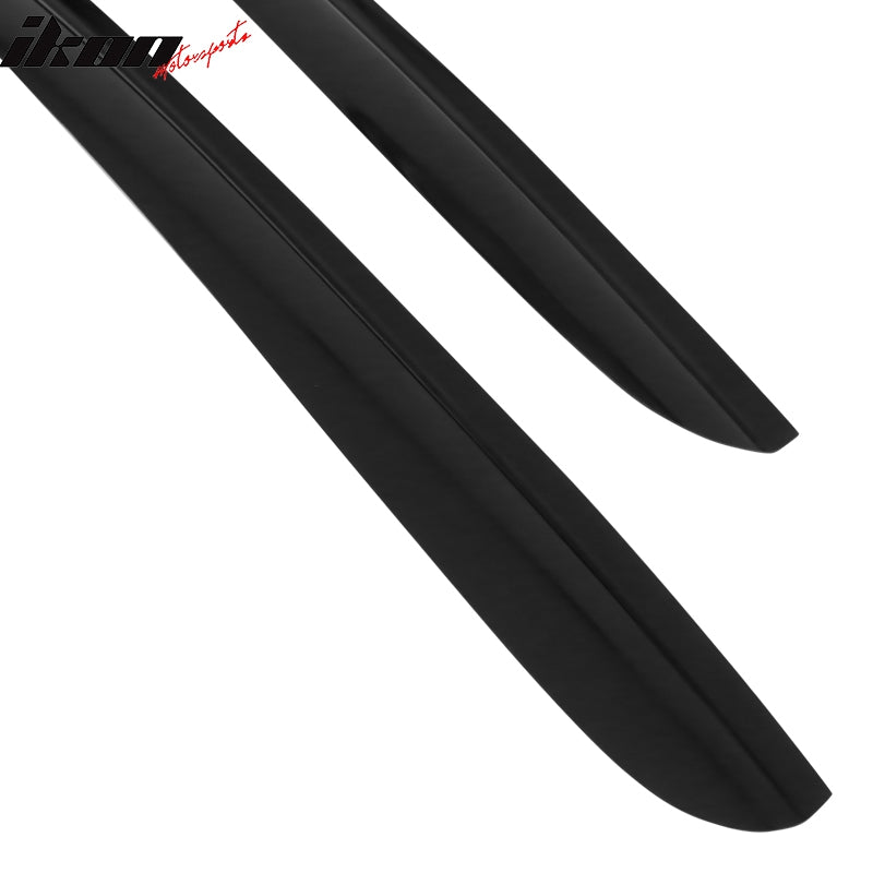 Fits 10-24 Chevy Camaro Acrylic Window Visors Sun Guard Rain Deflector 2Pc Set