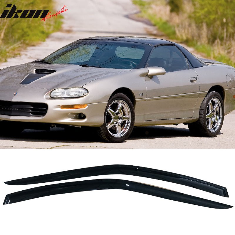 1993-2002 Chevy Camaro Pontiac Firebird 2Pc Set Window Visors Acrylic