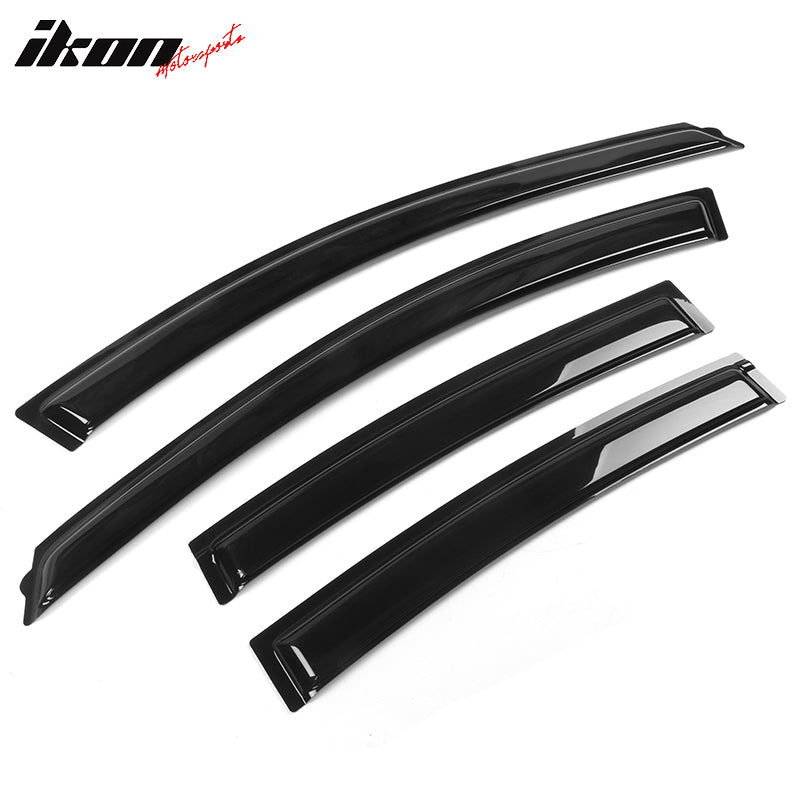 For 10-15 Chevy Cruze 2016 Limited Acrylic Window Visor Sun Rain Guard Deflector