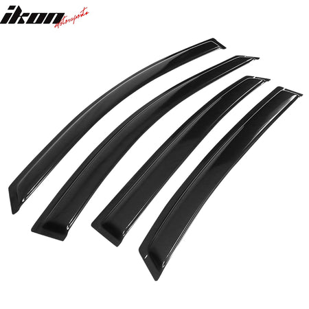 Fits 06-13 Chevy Impala 14-16 Impala Limited 4PCS Acrylic Window Visor Deflector