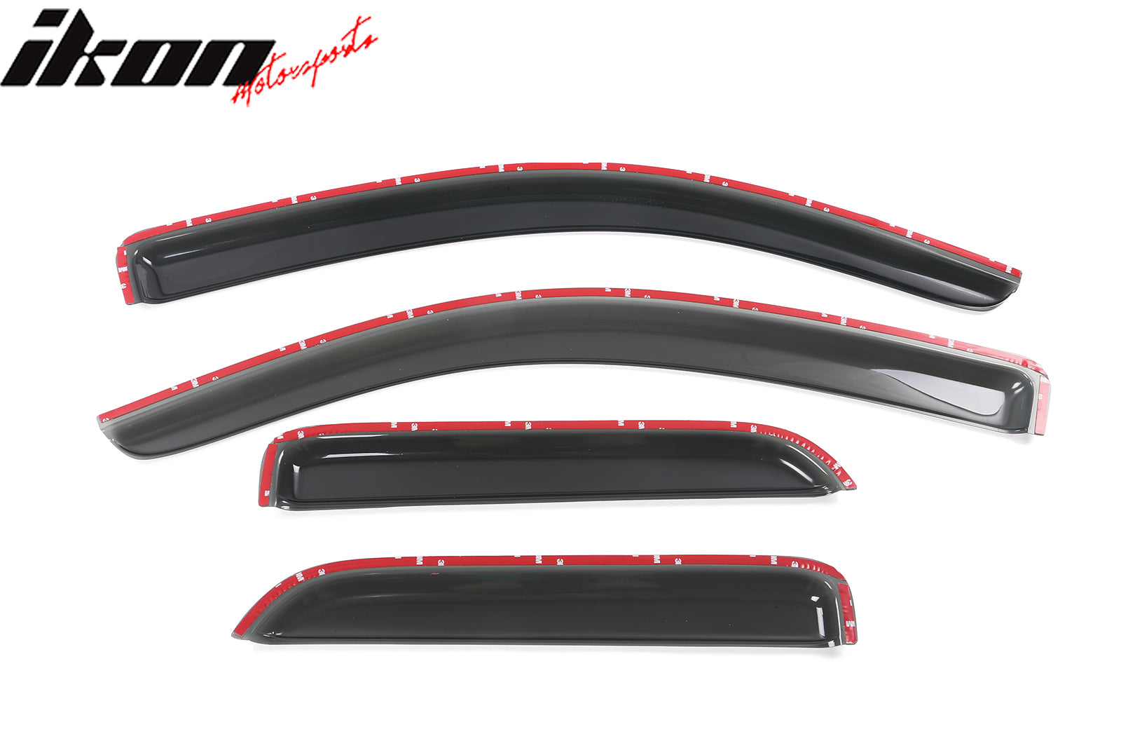 Fits 14-19 Chevy Silverado GMC Sierra Extended Cab Window Visors Acrylic 4PCS