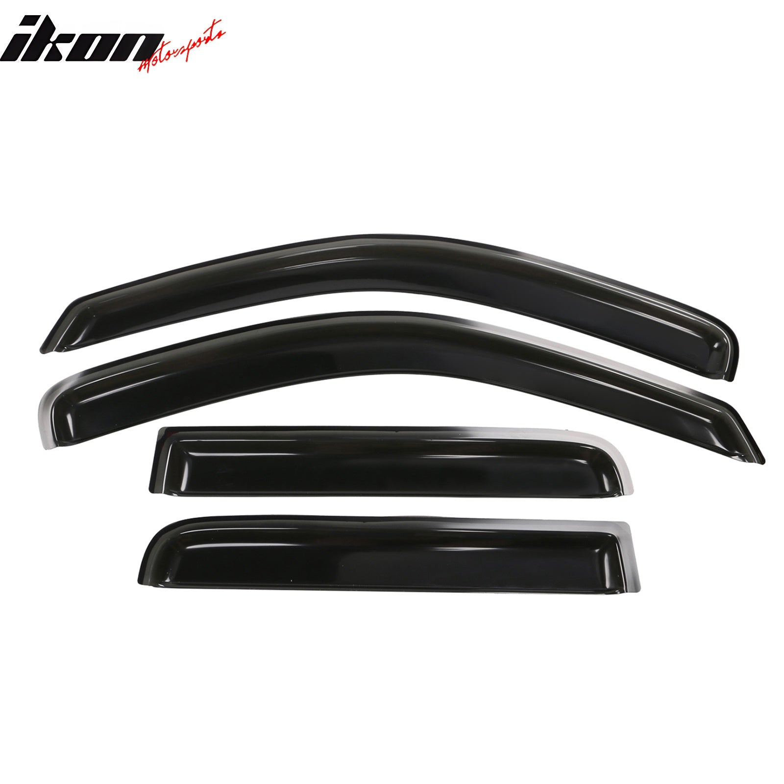 Fits 00-04 Dodge Dakota Crew Cab In Channel Window Visors Guards Acrylic 4PCS