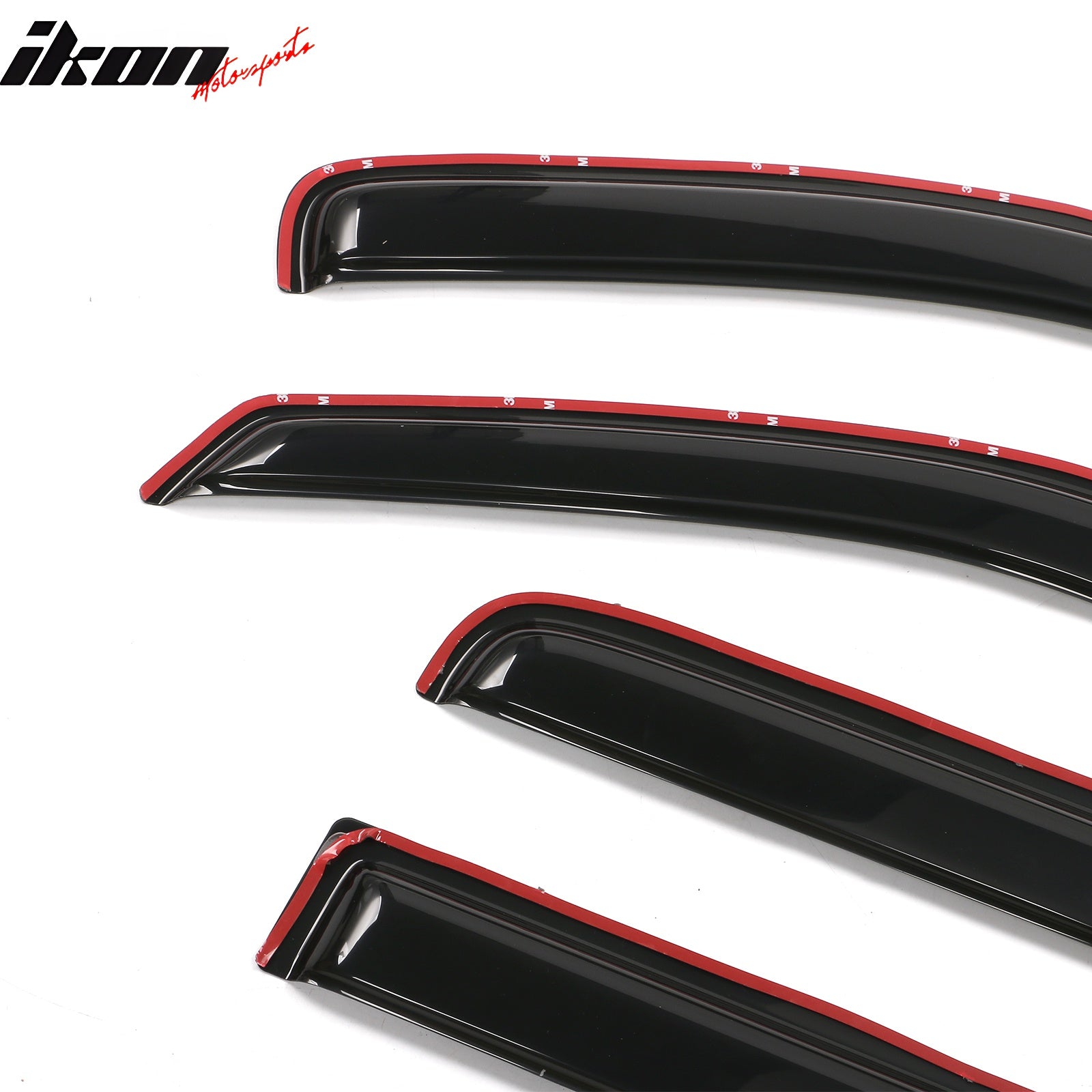 Fits 00-04 Dodge Dakota Crew Cab In Channel Window Visors Guards Acrylic 4PCS