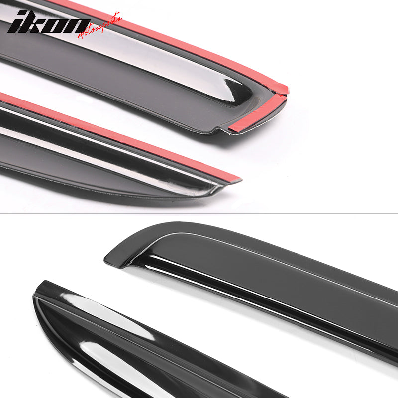 Fits 97-04 Dodge Dakota Standard Extended Cab Acrylic Window Visors 2Pc Set