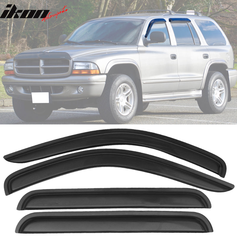 1998-2003 Dodge Durango 2000-2004 Dakota Crew Cab Acrylic Window Visor