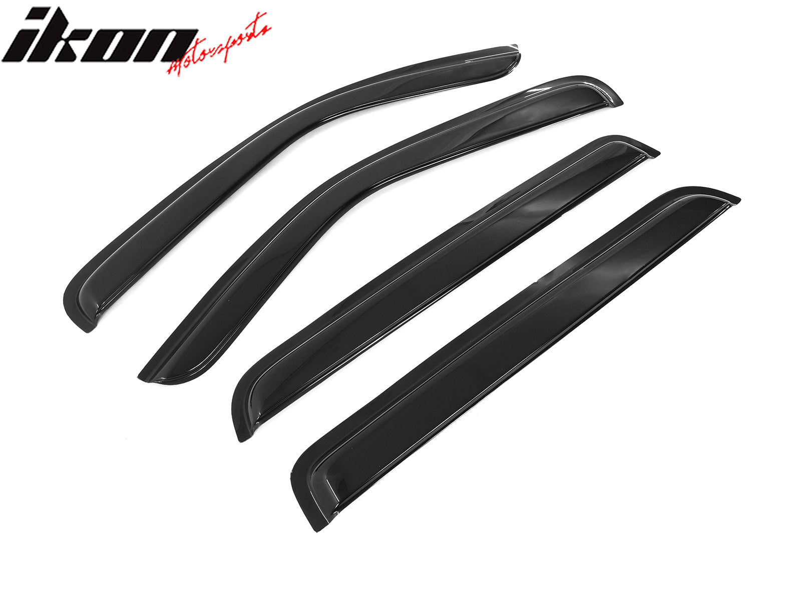 Fits 07-11 Dodge Nitro Window Visors Rain Guard Air Deflector Acrylic 4Pc Set