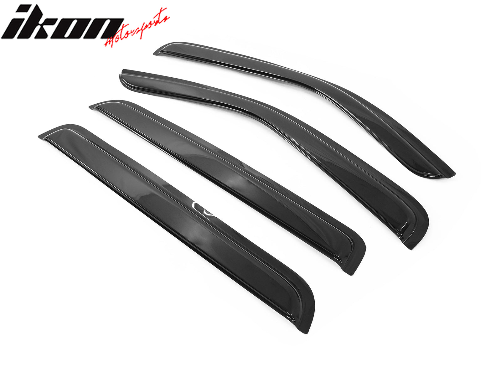 Fits 07-11 Dodge Nitro Window Visors Rain Guard Air Deflector Acrylic 4Pc Set