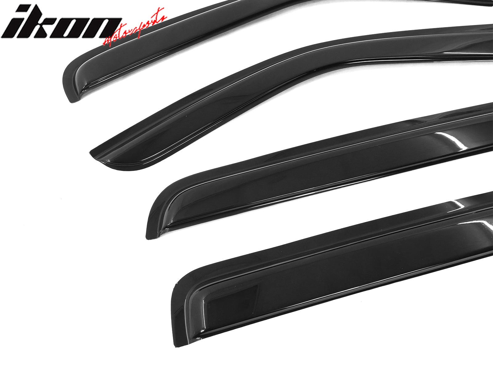 Fits 07-11 Dodge Nitro Window Visors Rain Guard Air Deflector Acrylic 4Pc Set