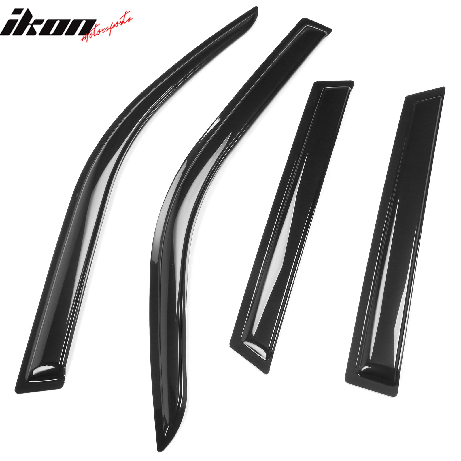 Fits 21-24 Ford Bronco Sport Acrylic Slim Window Visors Sun Rain Guards 4PCS Set