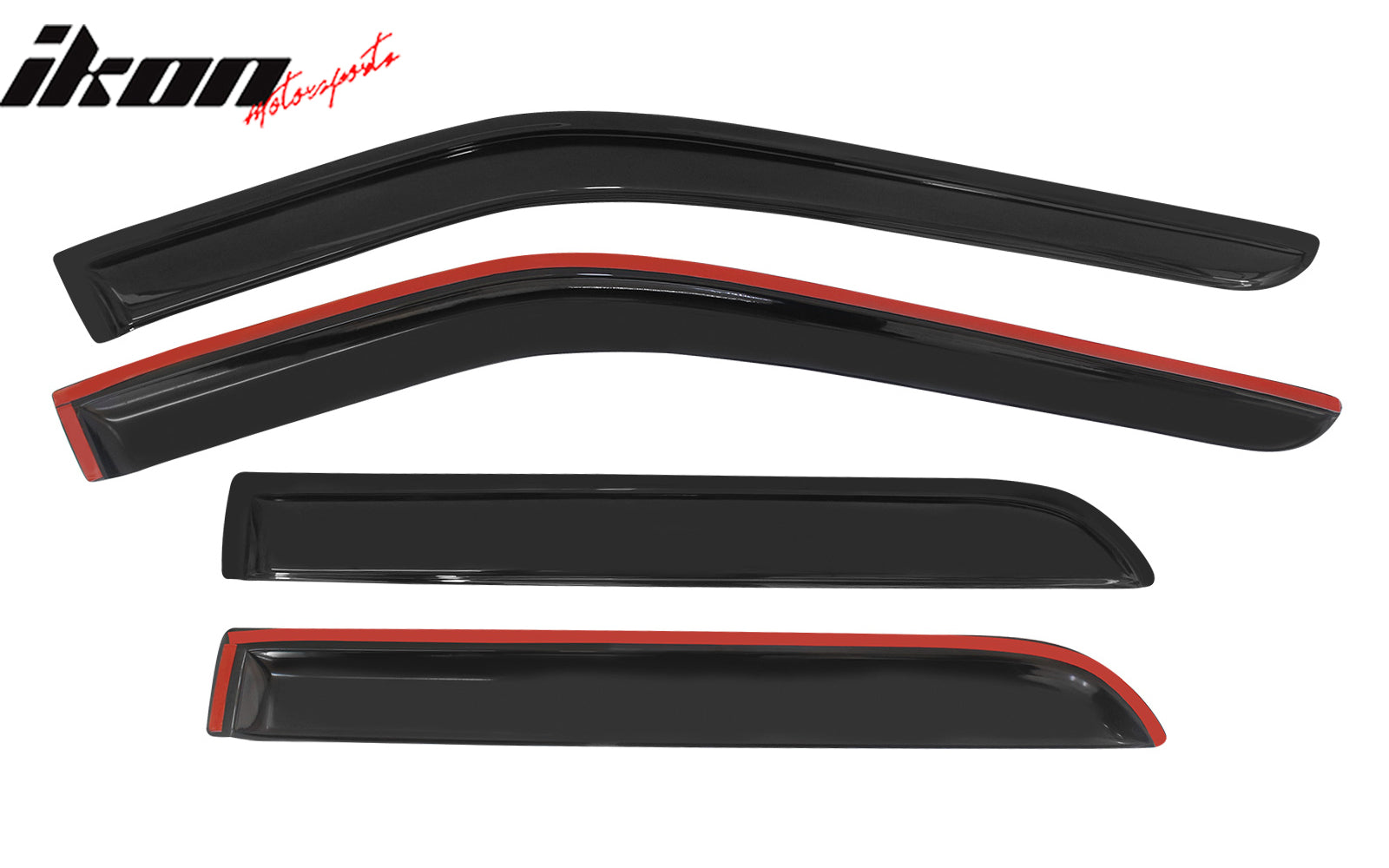 Fits 11-19 Ford Explorer Acrylic Wind Deflectors Rain Guards Window Visors 4Pcs