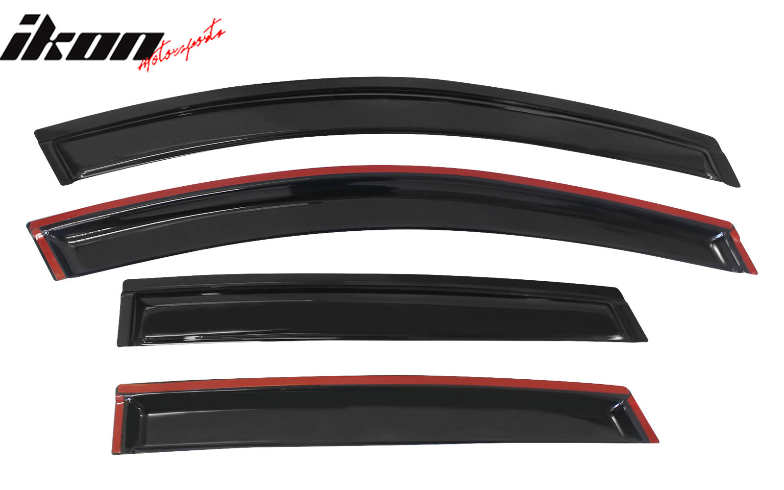 Fits 08-11 Ford Focus Sedan Window Visors Acrylic Rain Guard Wind Deflector 4PC