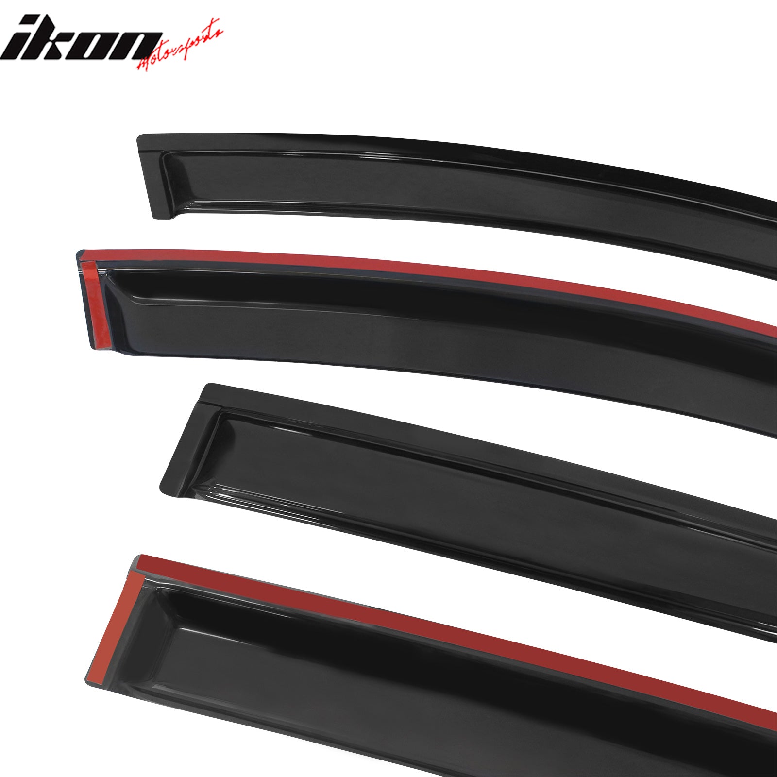 Fits 08-11 Ford Focus Sedan Window Visors Acrylic Rain Guard Wind Deflector 4PC