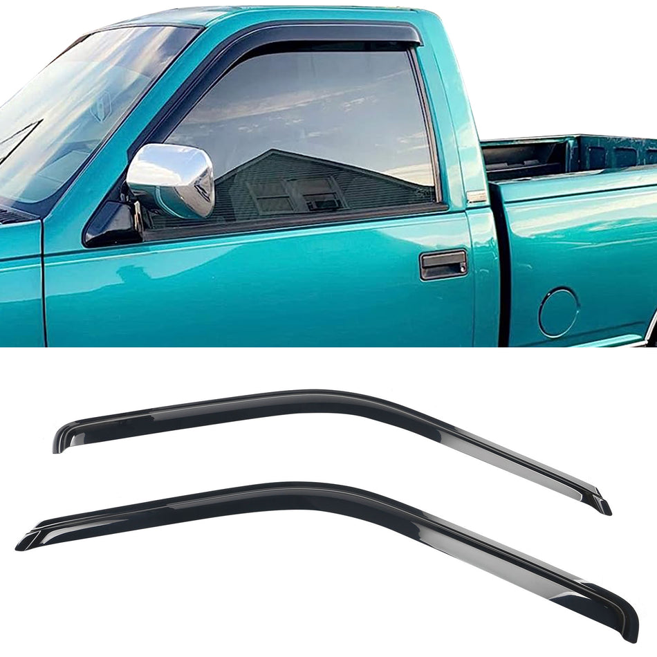 Fits 88-98 GMC C K 95-99 Tahoe 92-99 GMC Yukon Acrylic Window Visors