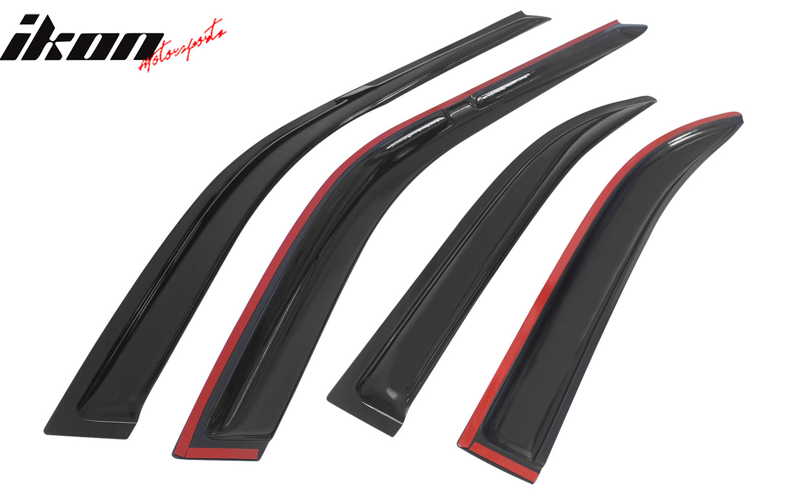 Fits 90-93 Honda Accord 4Dr Acrylic Window Visors Rain Guard Deflector Vent 4PCS