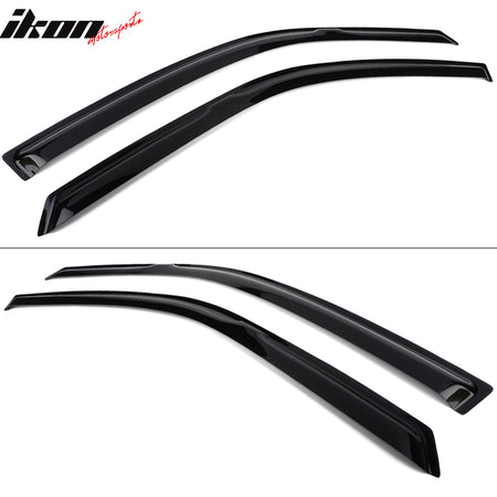 Fits 94-97 Honda Accord Coupe Window Visors Air Deflector Acrylic 2Pc Set