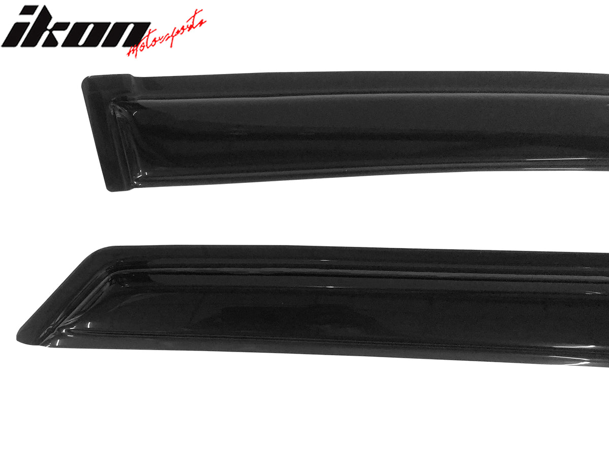 Fits 98-02 Honda Accord 2DR Window Visors Acrylic Sun Rain Guard 2PC Vent Shield