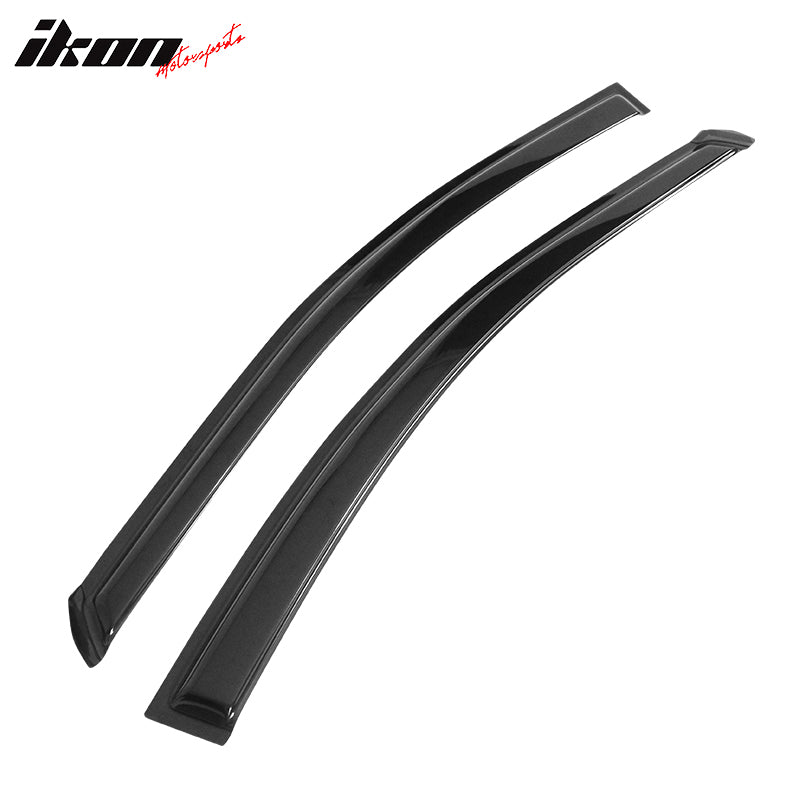 Fits 06-11 Honda Civic Coupe 2PCS Windows Visor Sun Guard Rain Deflector Tape-On