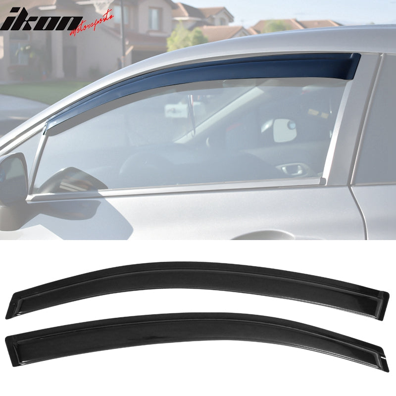 2012-2015 Honda Civic Coupe 2Pc Set Window Visors Acrylic