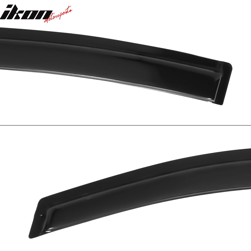 Fits 12-15 Honda Civic Coupe Window Visors Acrylic Sun Guard Rain Deflector 2PC