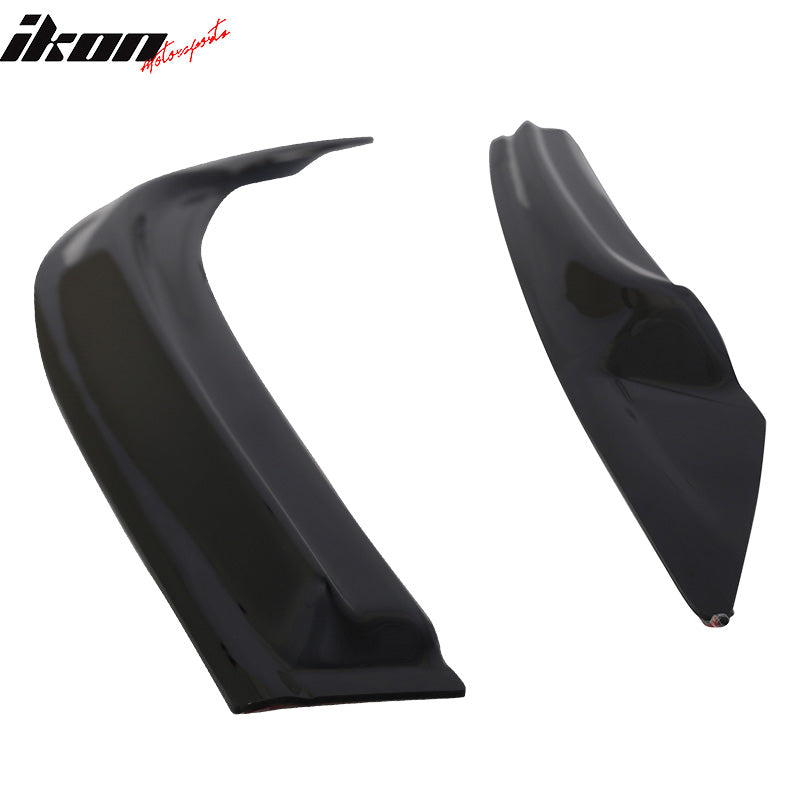 Fits 16-20 Honda Civic Coupe Mugen Style Window Visors Rain Deflectors Tape-On