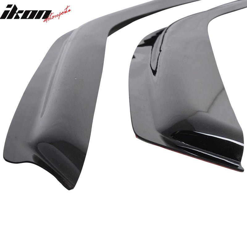 Fits 88-91 Honda Civic Sedan 4PCS Tape On Window Visors Vent Rain Sun Guards PC