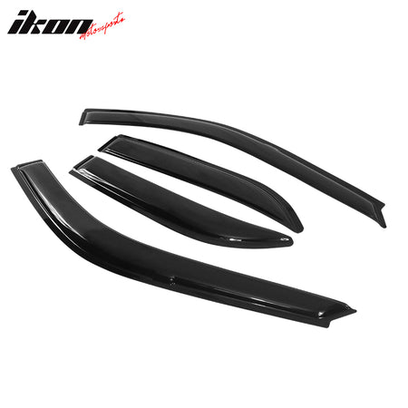 Fits 92-95 Honda Civic EG EH Sedan Acrylic Window Visors Deflectors 4Pcs Set